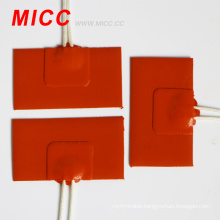 MICC high thermal efficiency 12V-48V silicone rubber heater with fast response speed